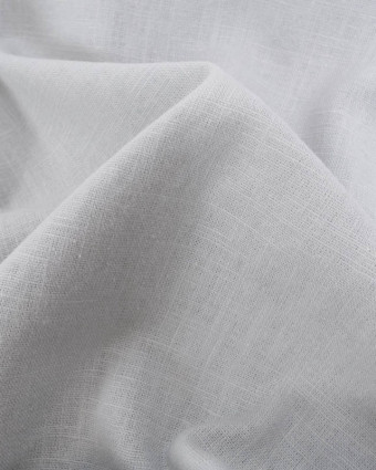 Tissu Lin Ramie Coton Gris Souris - Mercerine