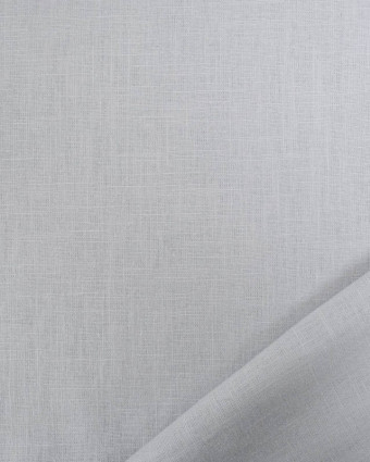 Tissu Lin  Coton Gris Souris  - Mercerine
