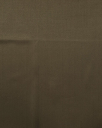 Satin de Viscose Uni Vert Kaki - Mercerine