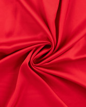 Satin de Viscose Uni Rouge