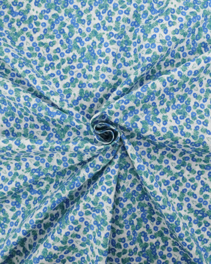 Popeline de Coton Utopia Bleu - Mercerine