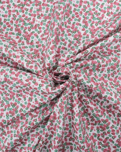 Popeline de Coton Utopia Framboise - Mercerine