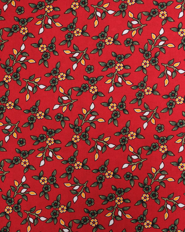 Viscose Poésie Rouge - Mercerine