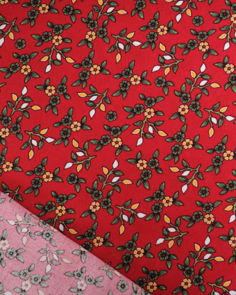 Viscose Poésie Rouge - Mercerine