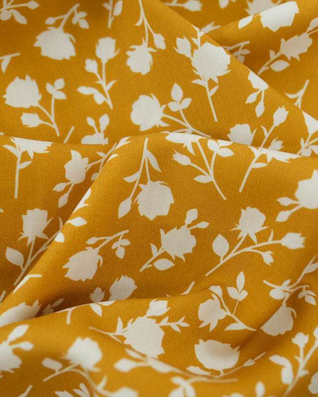 Viscose Flower Safran - Mercerine