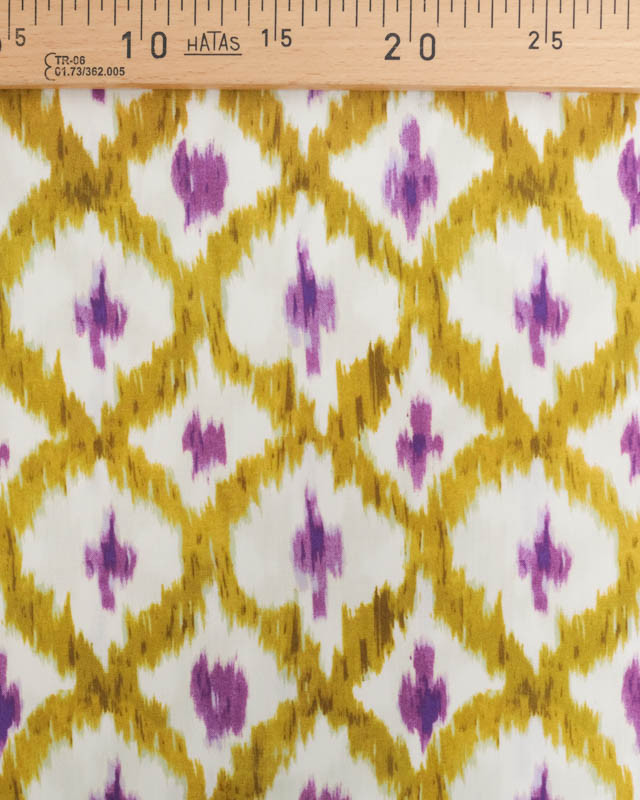 Viscose Ethique Violet et Curry - Mercerine