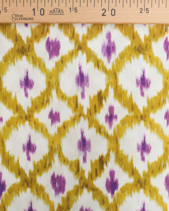 Viscose Ethique Violet et Curry - Mercerine