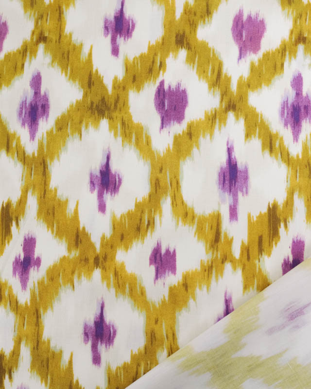 Viscose Ethique Violet et Curry - Mercerine