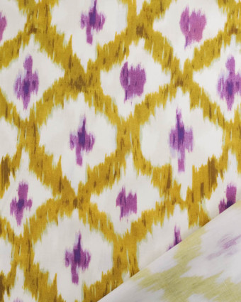 Viscose Ethique Violet et Curry - Mercerine