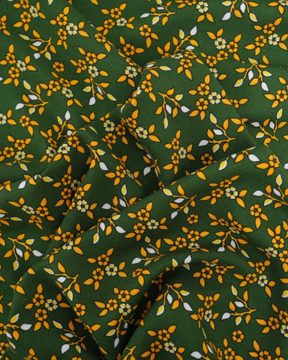 Viscose Poésie Vert Forêt - Mercerine