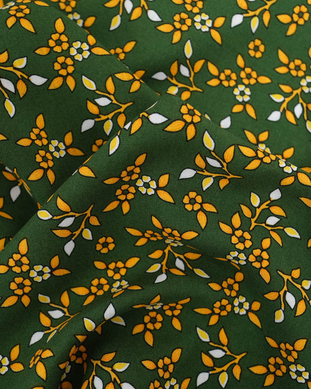 Viscose Poésie Vert Forêt - Mercerine