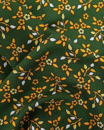 Viscose Poésie Vert Forêt - Mercerine