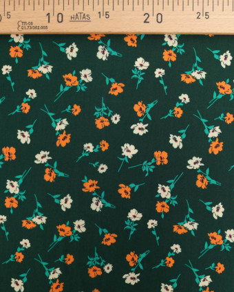 Viscose Romance Vert Sapin - Mercerine