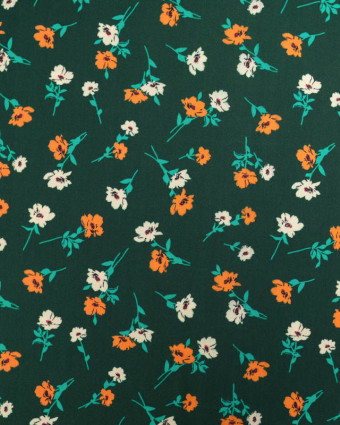 Viscose Romance Vert Sapin - Mercerine