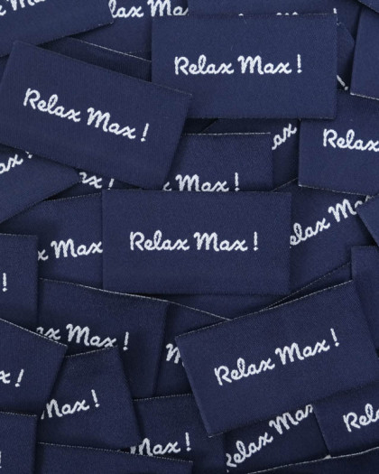 Etiquette Tissée Relax Max - Mercerine