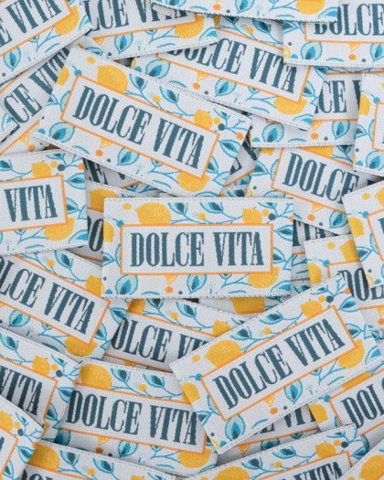 Etiquette Tissée Dolce Vita - Mercerine