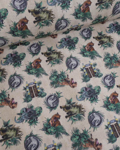 Tissu Coton Jurassic World - Mercerine