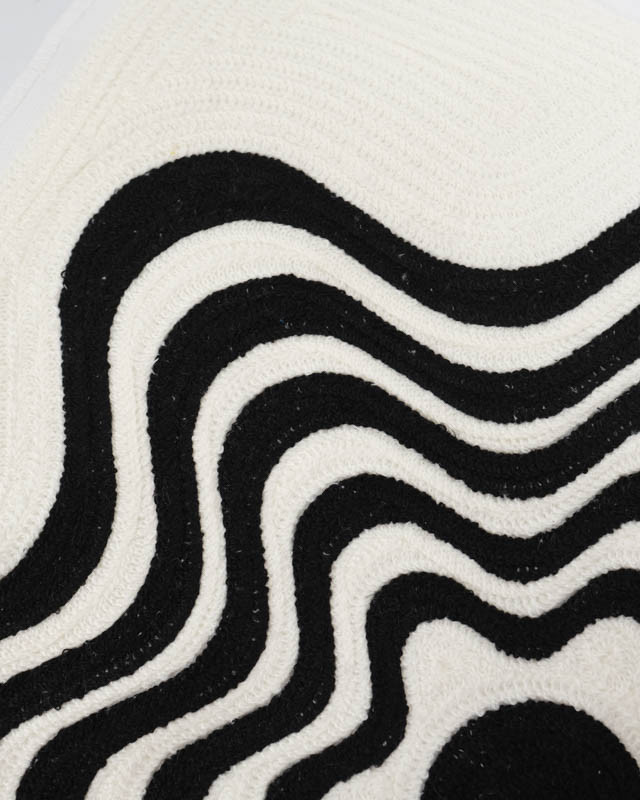 Panneau Punch Needle Black Psyche 45*45 - Mercerine