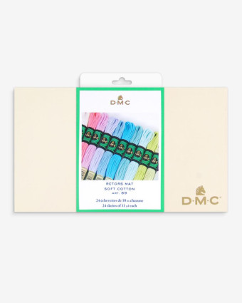 Boite de 24 fils Retors Mat - DMC - Mercerine