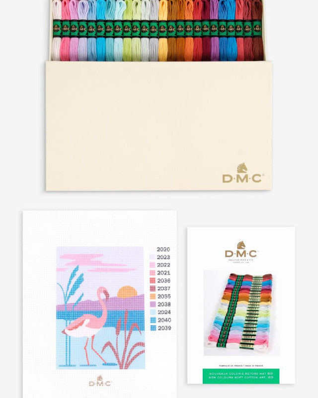 Boite de 24 fils Retors Mat - DMC - Mercerine