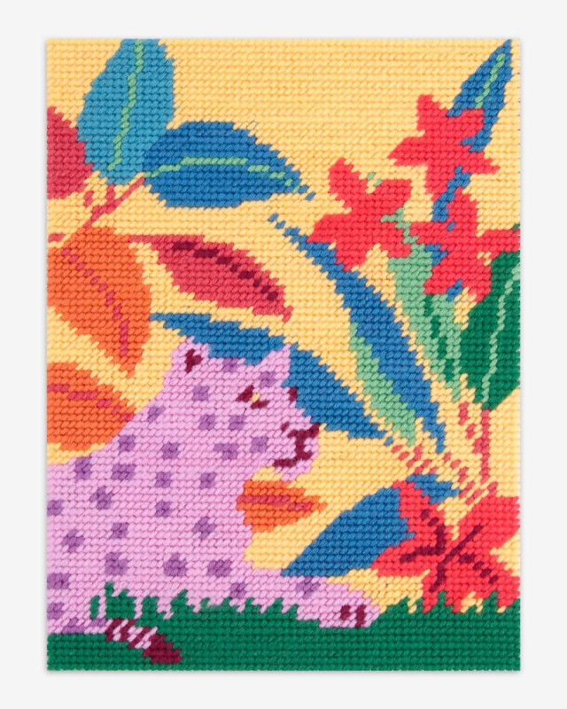 Canevas Imprimé Léopard 16 x 22 cm - DMC - Mercerine