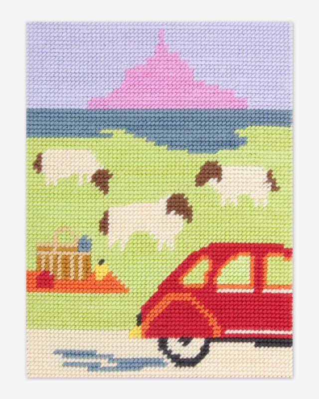 Canevas Imprimé Week-end 16 x 22 cm - DMC - Mercerine