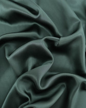 Tissu Satin De Soie Vert Bouteille