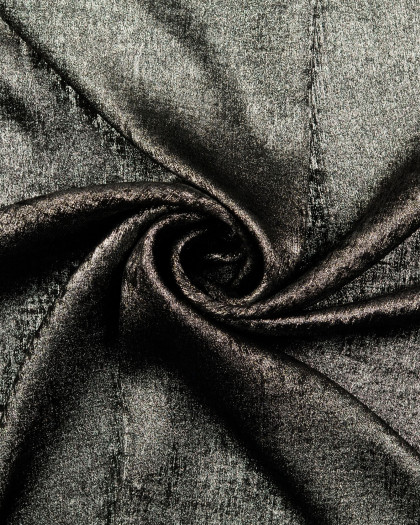Tissu Satiné Shiny Argent - Mercerine