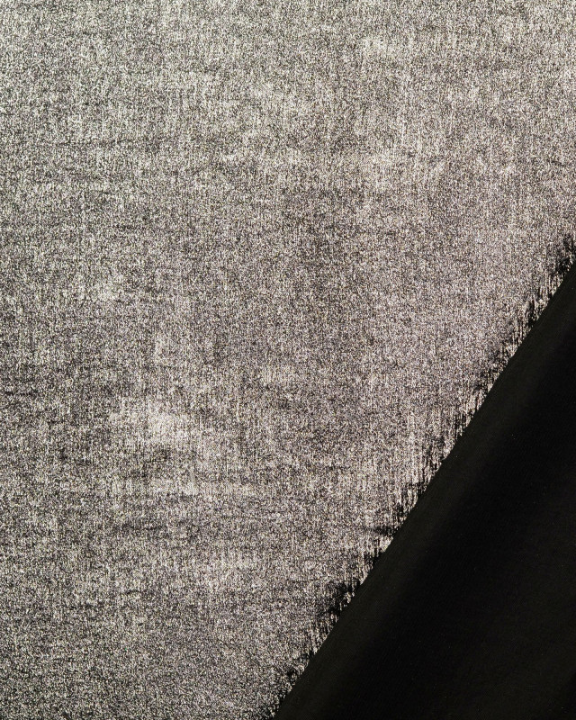 Tissu Satiné Shiny Argent - Mercerine