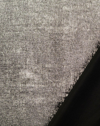 Tissu Satiné Shiny Argent - Mercerine
