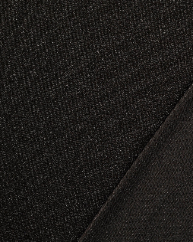 Tissu Jersey Métallique Noir - Mercerine