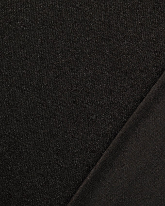 Tissu Jersey Métallique Noir - Mercerine