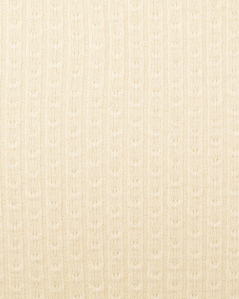 Tissu Maille Viscose Mélangée Lurex Argent Crème - Mercerine