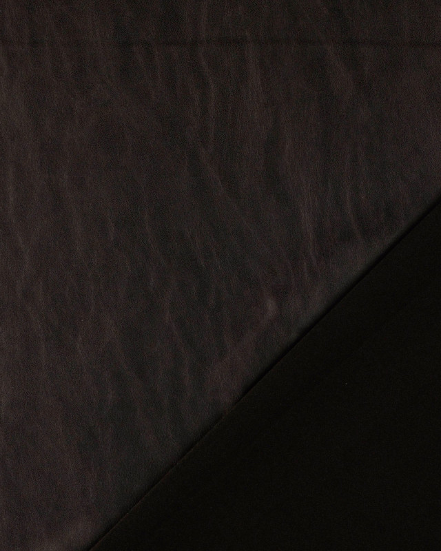 Simili Cuir Léger Souple Noir - Mercerine