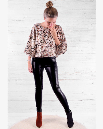 Simili Cuir Léger Souple Noir - Mercerine