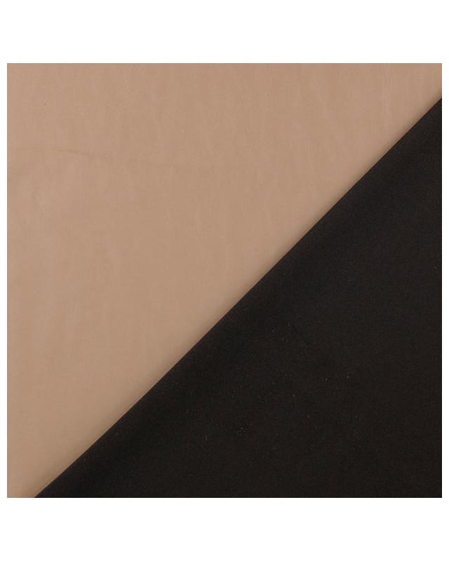 Simili Cuir Léger Souple Taupe - Mercerine