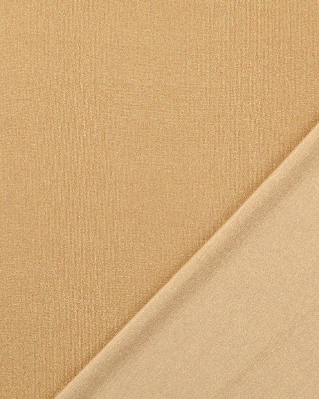 Tissu Jersey Métallique Doré - Mercerine