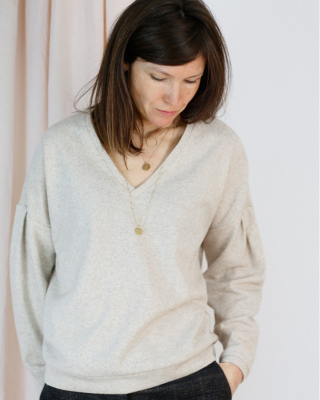 Patron Sweat HORIZON Femme - Atelier Scammit - Mercerine