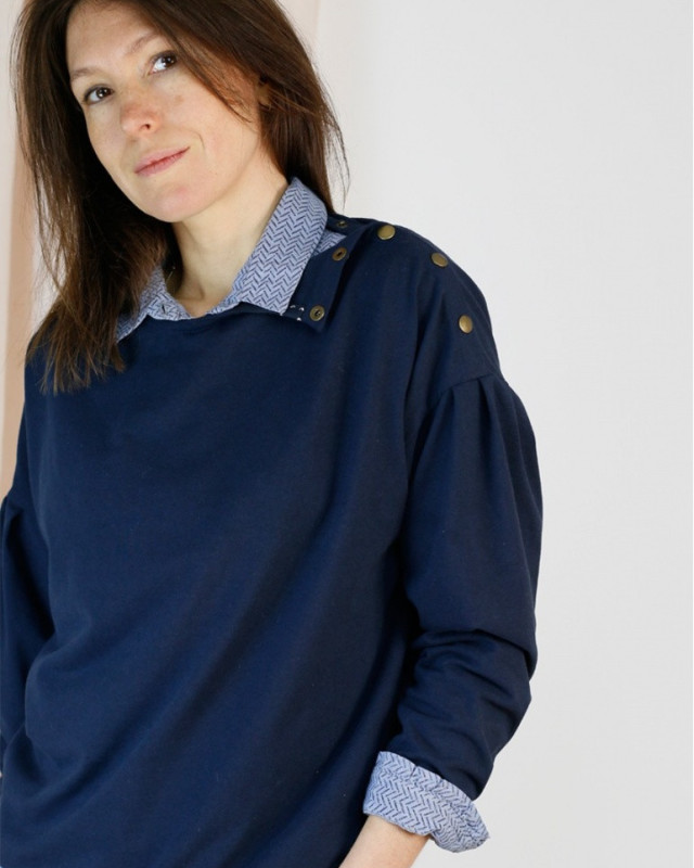 Patron Sweat HORIZON Femme - Atelier Scammit - Mercerine