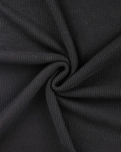 Maille Douce Souple Noire - Mercerine