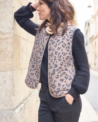 Patron Gilet SHERPA Femme - Atelier Scammit - Mercerine