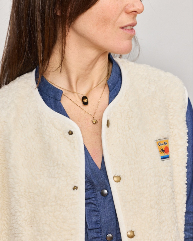 Patron Gilet SHERPA Femme - Atelier Scammit - Mercerine