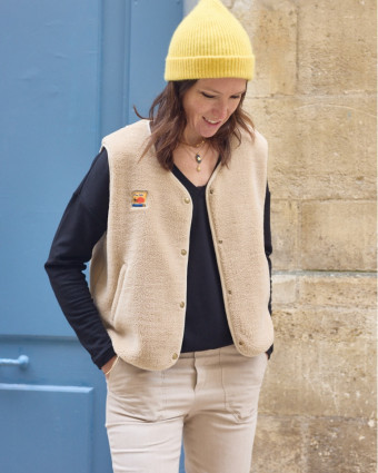 Patron Gilet SHERPA Femme - Atelier Scammit - Mercerine