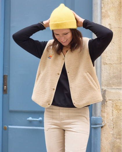 Patron Gilet SHERPA Femme - Atelier Scammit - Mercerine