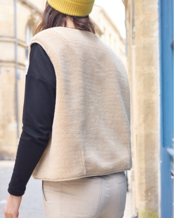 Patron Gilet SHERPA Femme - Atelier Scammit - Mercerine