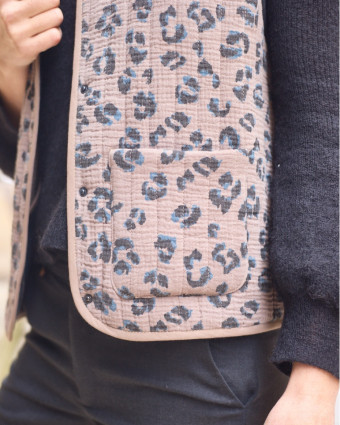 Patron Gilet SHERPA Femme - Atelier Scammit - Mercerine