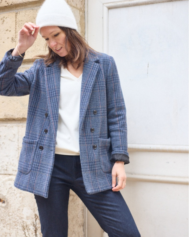 Patron Veste PUNTO Femme - Atelier Scammit - Mercerine