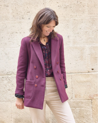 Patron Veste PUNTO Femme - Atelier Scammit - Mercerine