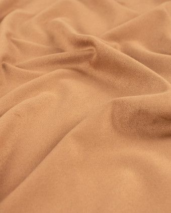 Suédine Légère Elasthanne Camel - Mercerine