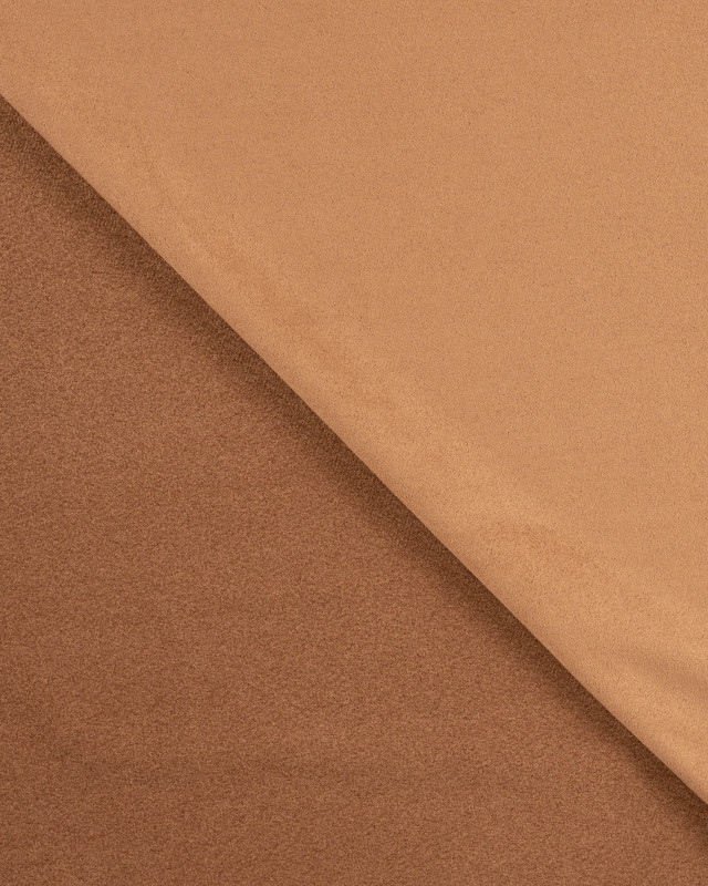 Suédine Légère Elasthanne Camel - Mercerine